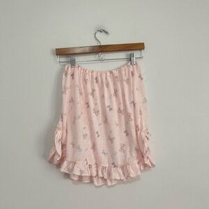 Pink Ruffle Skirt